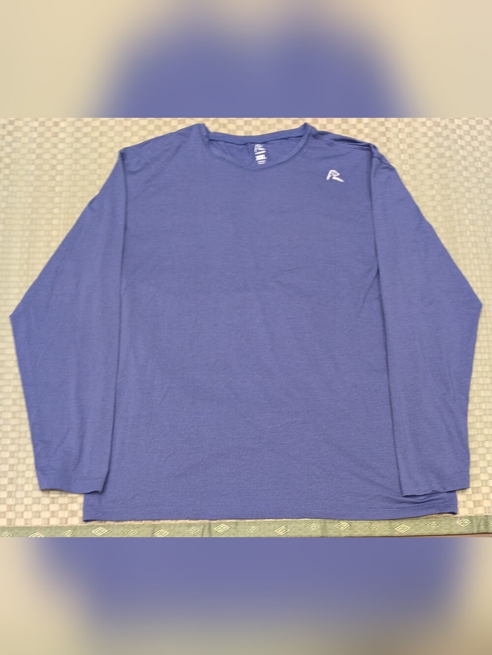 Rhoback Blitz Long Sleeve Tech T-shirt Navy Men's Size XXL